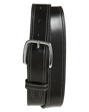 Noah Leather Belt - Black