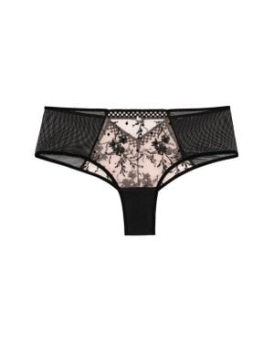 Passionata Suzy Cheeky Boyshorts - Black