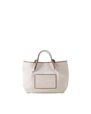 Lanvin Catch By Canvas Tote Bag - White