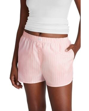 Tommy John Woven Lounge Boxer Shorts - Pink