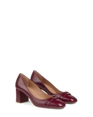 LK Bennett Kate Block Heel Pump - Red