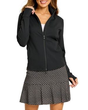 Tommy Bahama Abby Upf 30 Front Zip Jacket - Black