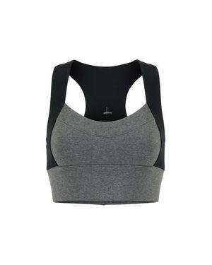 Lezat Neda Colorblock Organic Cotton Bra Top - Black