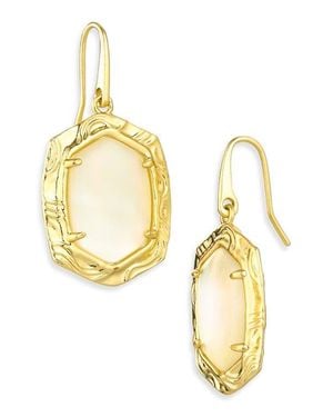 Kendra Scott Daphne Frame Mother Of Pearl Drop Earrings - Metallic