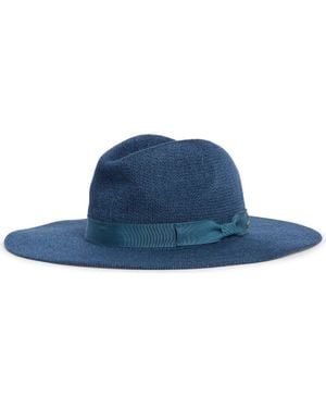 Brixton Lyons Packable Fedora - Blue
