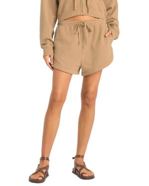 Vitamin A Dawn Cotton Drawstring Shorts - Natural
