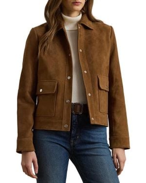 Ralph Lauren Suede Jacket - Brown