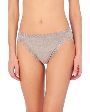 Natori Bliss Cotton French Cut Briefs - Pink