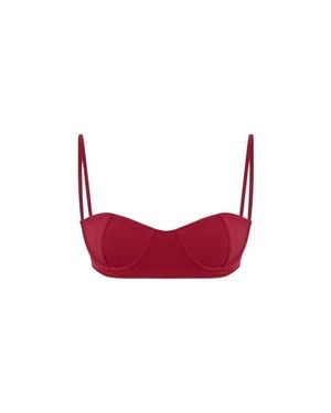 Jendue US Irma Denim Jersey Bra - Red