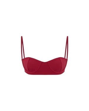 Jendue US Irma Denim Jersey Bra - Red