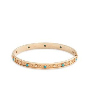 Anzie Dew Drop Méditerranée Bangle Bracelet - White