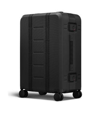 D_b_ Ramverk Pro Hardside 25 Inch Checked Luggage Spinner With Buckle Closure - Black