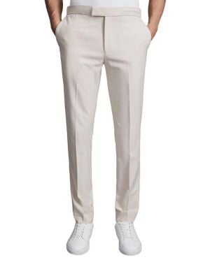 Reiss Found Slim Fit Pants - White