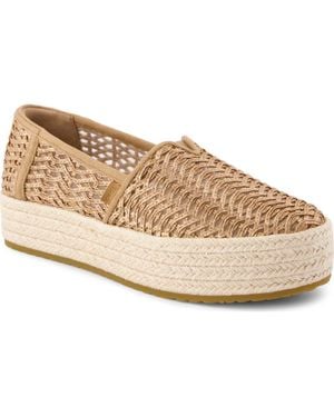 TOMS Valencia Platform Espadrille - Natural