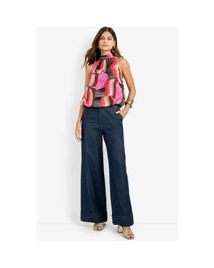 Trina Turk Cortona Top - Blue