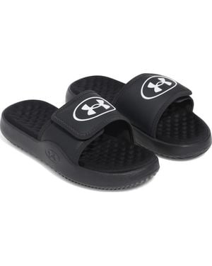 Under Armour Kids' Ua Ignite Pro 8 Slide Sandal - Black
