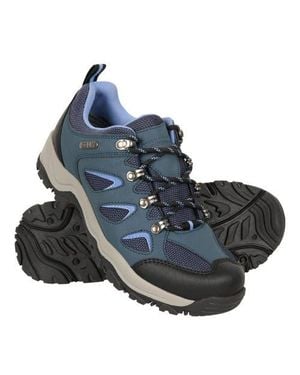 Mountain Warehouse Adventurer Waterproof Walking Shoes - Blue