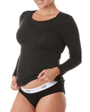Cache Coeur Life Maternity/Nursing T-Shirt - Black