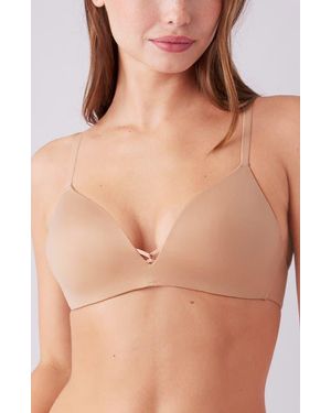 B.tempt'd Undercover Wire Free T-Shirt Bra - Natural