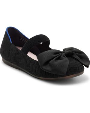 Rothy's Kids' The Big Bow Mary Jane Flat - Black