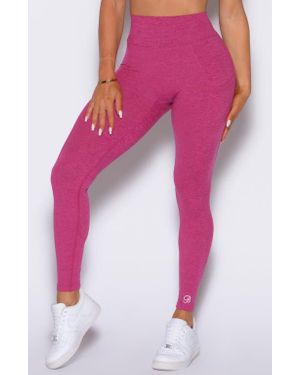 Bombshell Sportswear V Back Leggings - Pink