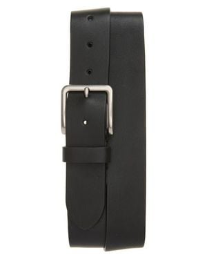 Vince Alex Leather Belt - Black