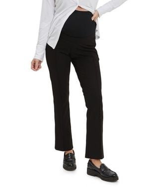 Nom Maternity London Maternity Tailored Over-The-Belly Pants - Natural