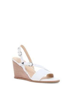 Frye Rachel Slingback Wedge Sandal - White