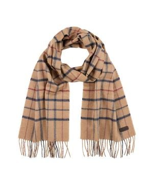Brooks Brothers Hair Plaid Scarf - Natural