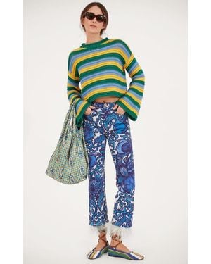 La DoubleJ The Fancy Crop Jean - Blue