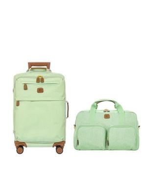 Bric's Volterra 21 Carry On Spinner & 18 Boarding Duffle 2 Piece Luggage Set - Green