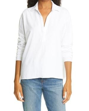 Frank & Eileen Patrick Popover Henley - White