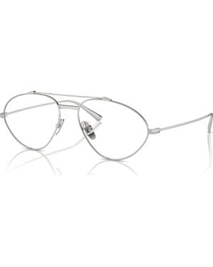 Ferrari 56Mm Irregular Optical Glasses - Metallic
