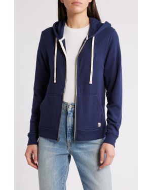 Marine Layer Afternoon Full Zip Hoodie - Blue