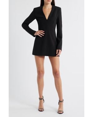 Black Halo Kenna Long Sleeve Minidress - Black
