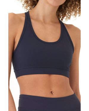 Threads For Thought Malana T-Back Sports Bra - Blue