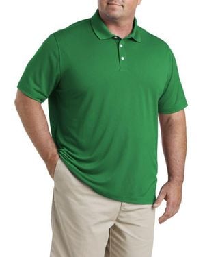Essentials Big & Tall Solid Golf Polo Shirt - Green