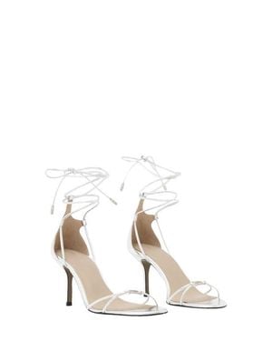 AllSaints Ali Ankle Wrap Sandal - Metallic