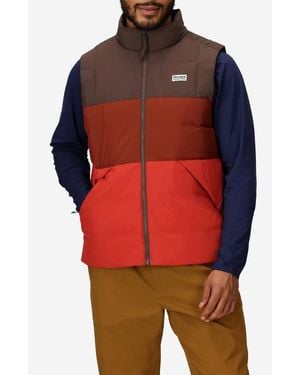 Marmot Ares Packable Recycled Nylon 700 Fill Power Down Puffer Vest - Red