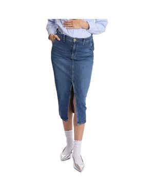 Cache Coeur Emma Maternity Pencil Skirt - Blue