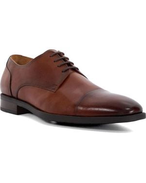 Dune Suffix Flexi Plain Toe Oxford - Brown