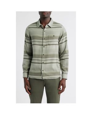 Free Fly Seawool Flannel Button-Up Shirt - Green