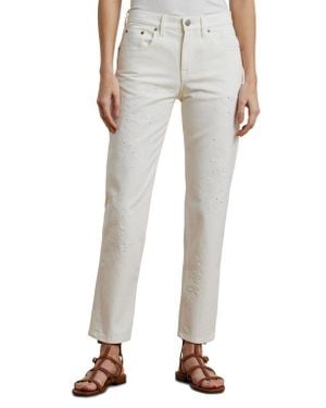 Ralph Lauren Relaxed Tapered Ankle Jeans - Multicolor