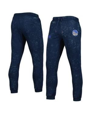 The Wild Collective Golden State Warriors Acid Tonal Jogger Pants - Blue