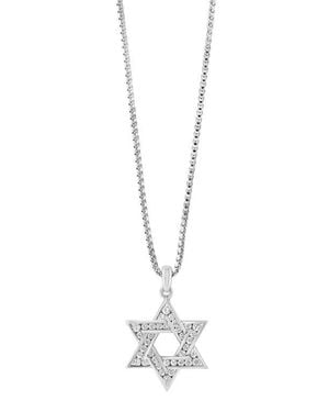 Effy 925 Sterling Sapphire Pendant - White
