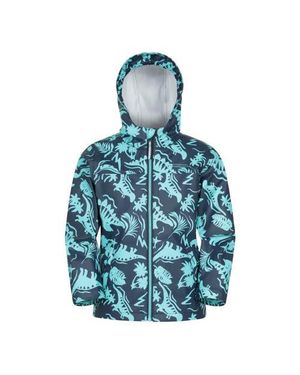 Mountain Warehouse Childrens/Kids Dinosaur Waterproof Jacket And Pants Set - Blue