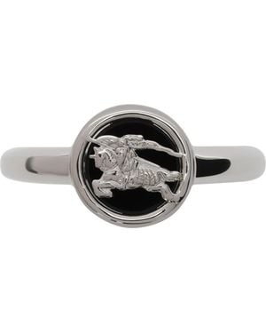 Burberry Knight Coin Ring - Black