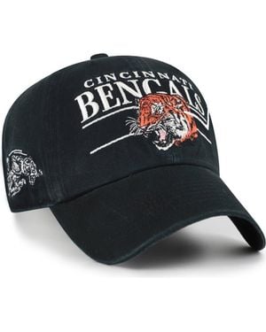 '47 Cincinnati Bengals Throwback Graphic Clean Up Adjustable Hat - Black