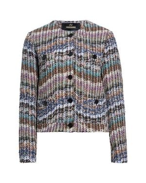 Missoni Metallic Stripe Herringbone Jacket - Black