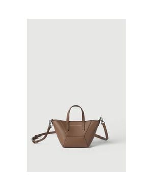 Brunello Cucinelli Bc Duo Mini Bag - Brown